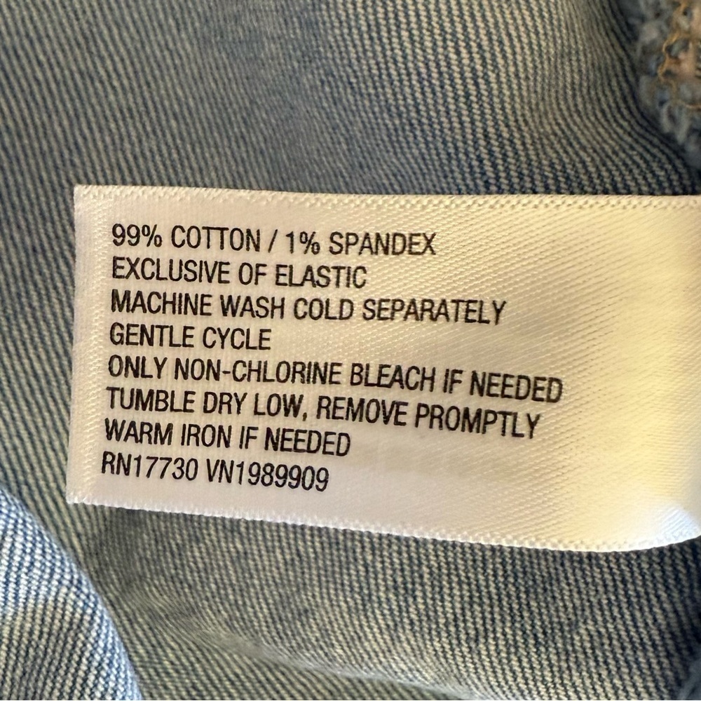 Universal Thread Button Front Denim Corset Midi A… - image 7